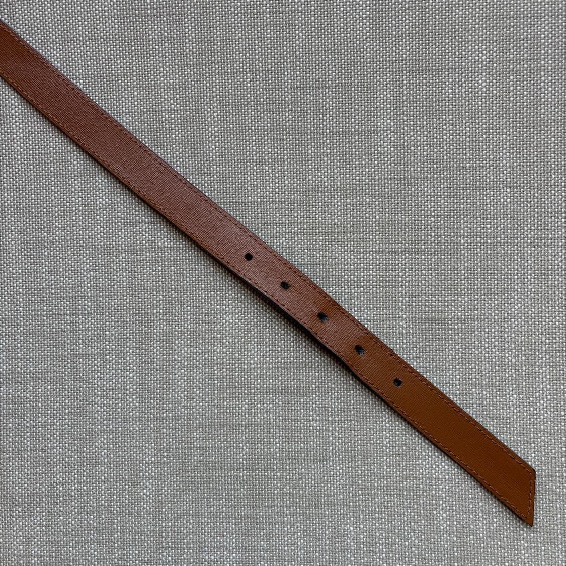 (35-36) ITALY 블랙 레더 다이캐스팅 메탈 버클 벨트 상품이미지10