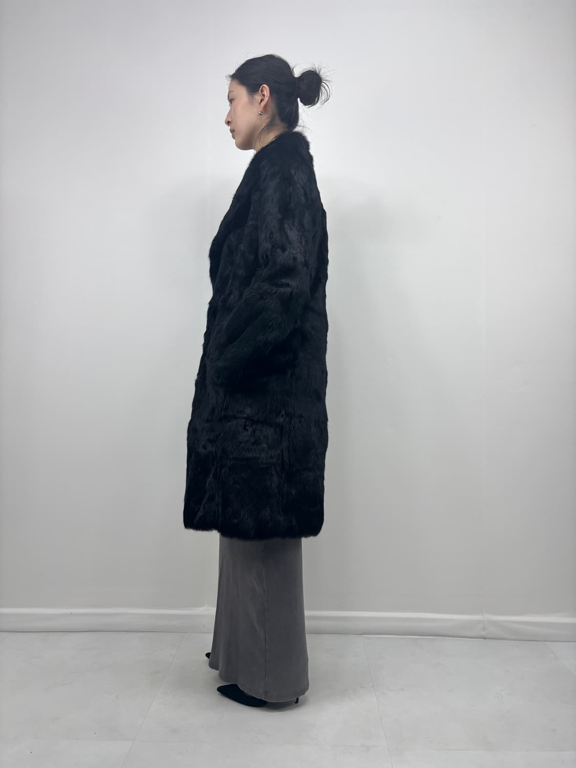 RABBIT FUR HALF COAT 상품이미지3