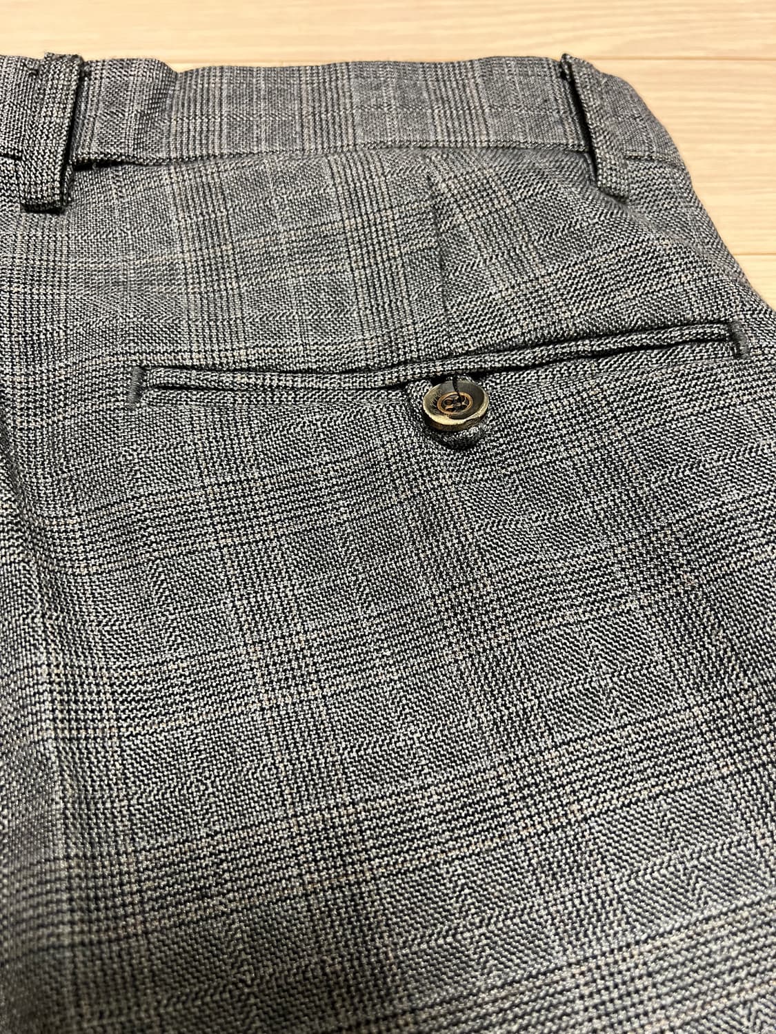 그레이 체크 슬랙스 팬츠 / 클래식 슬림핏 / 30 상품이미지6