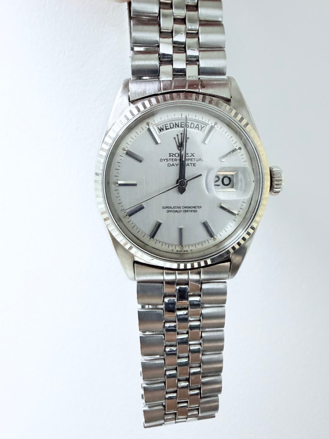 롤렉스 빈티지 데이데이트 1803 화이트골드 18k 레어 희귀 금통 상품이미지2