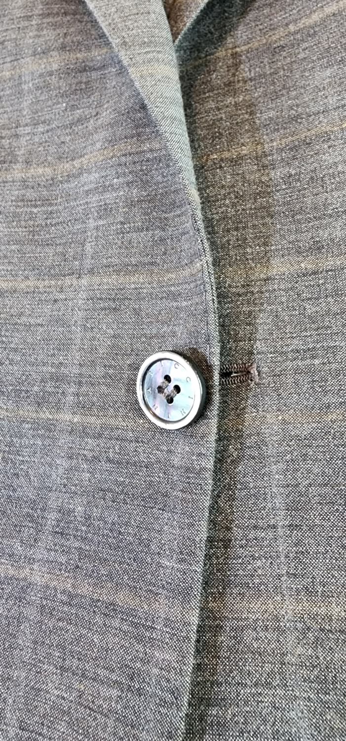 니나리찌 체크 자켓 L 상품이미지8