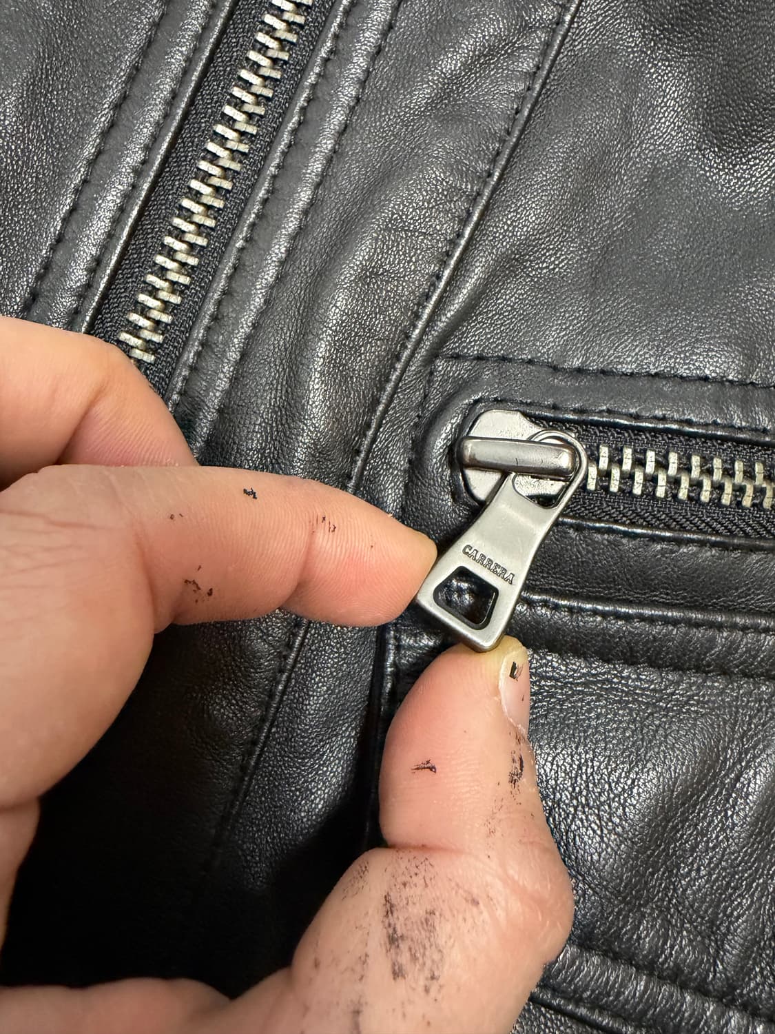 95-100) 이태리 램스킨 멀티포켓 양가죽 자켓 상품이미지5