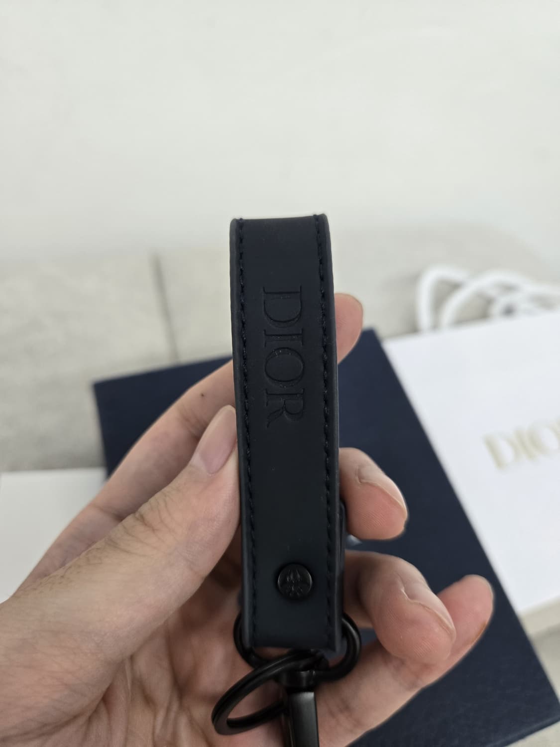 [보증서 정품]디올 로고 키링 상품이미지1