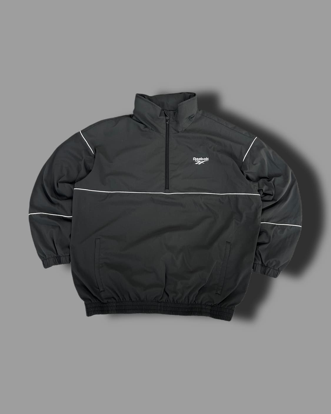 리복 클래식 자수로고 블랙 아노락 3XL 상품이미지4