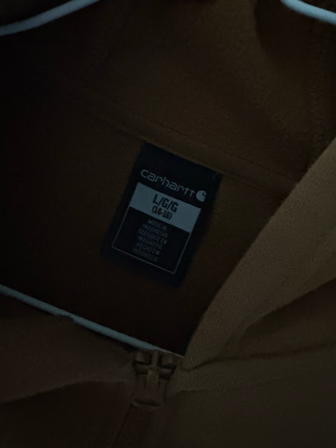 칼하트 키즈 사이즈 L(14-16) 후드집업 상품이미지2