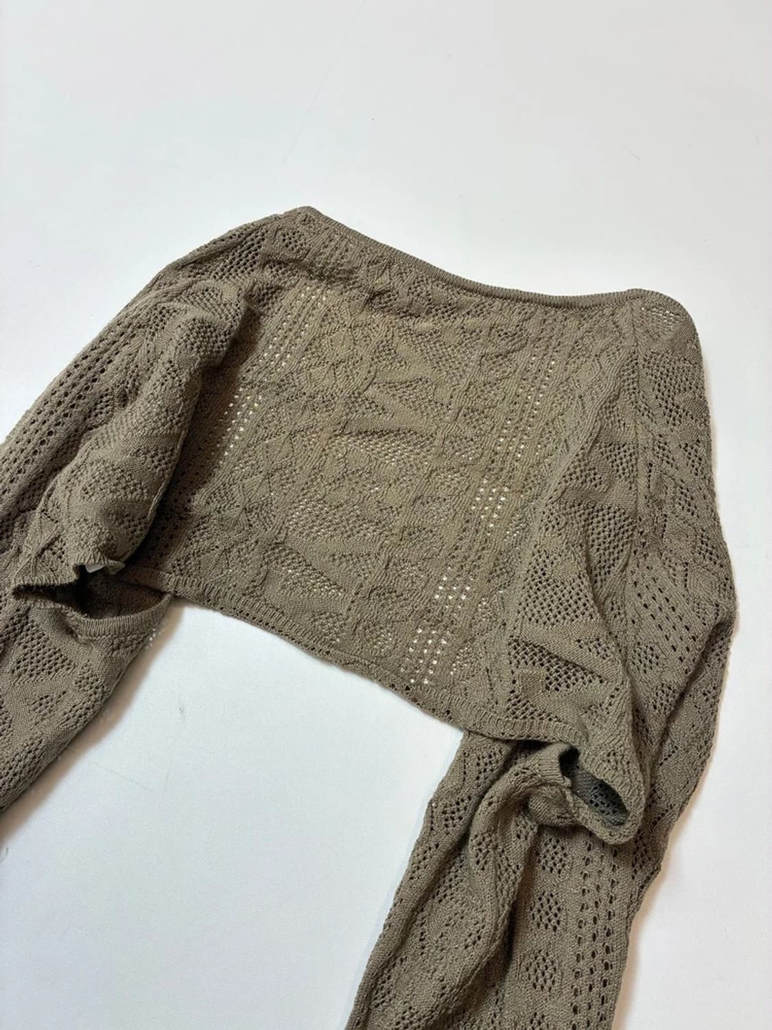 오픈와이와이 Open Yy 자카드 볼레로 니트 PN8393 상품이미지4