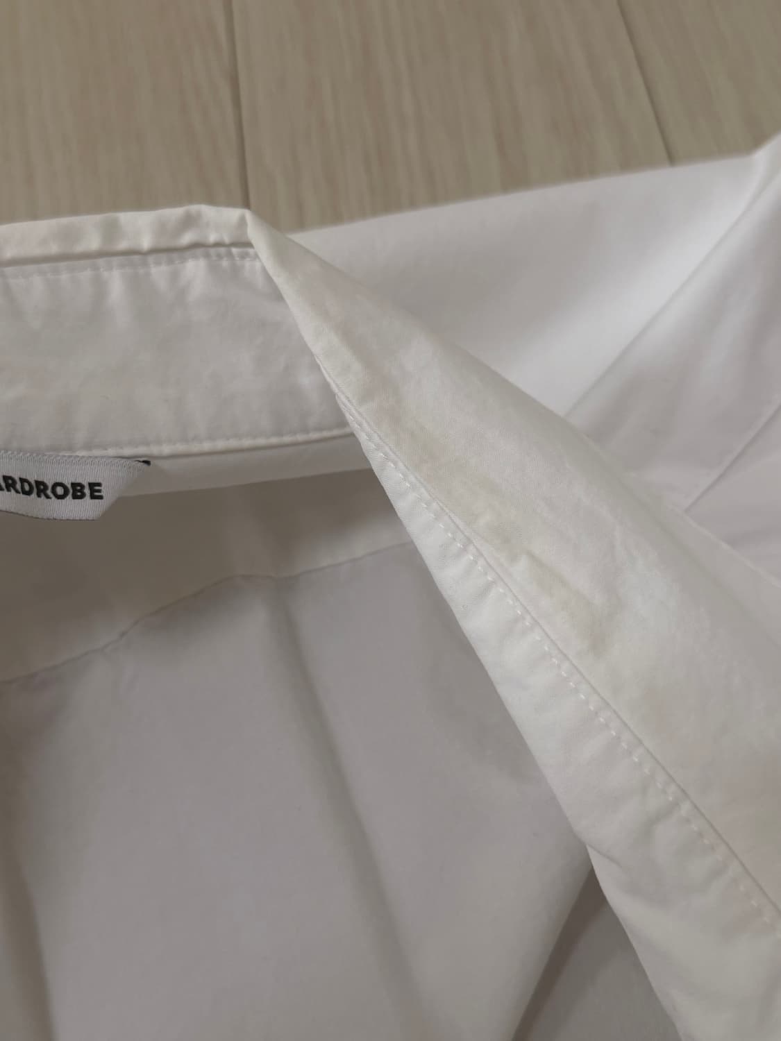 밈더워드로브 river 코튼 하프셔츠 상품이미지5