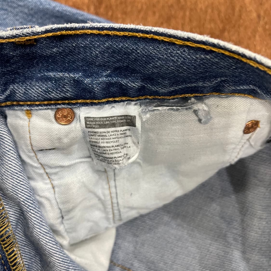 Levi's 리바이스 빈티지 워싱 팬츠 501 w31l32 상품이미지6