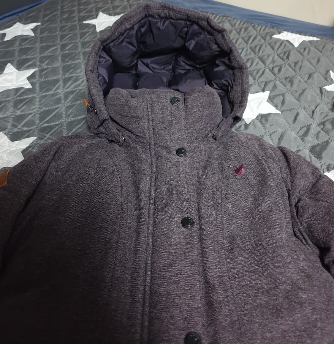 라푸마 슬림핏 구스다운 울 패딩 (S) 상품이미지2