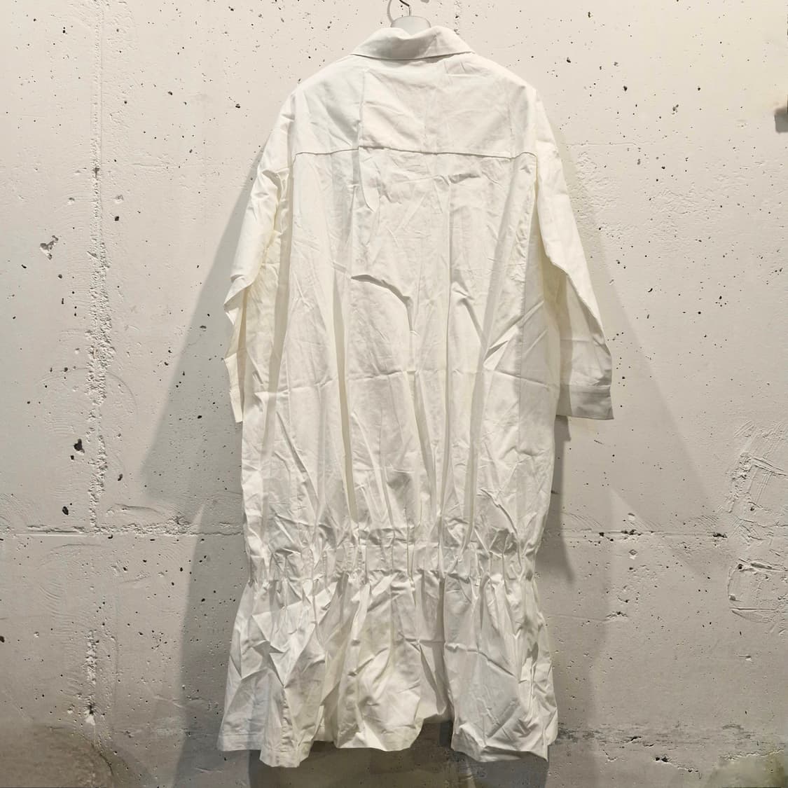 빅사이즈 화이트 셔츠 롱 원피스 새상품 상품이미지5