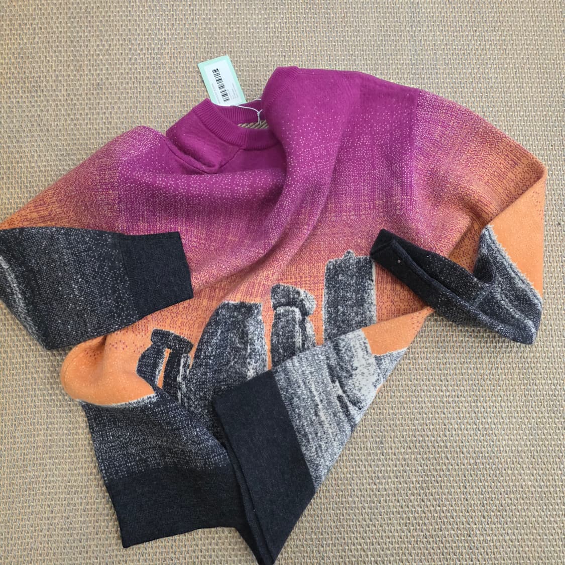 Aries 스톤헨지 석양 최상급 니트 스웨터
 상품이미지7