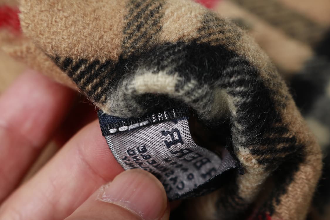 버버리 캐시미어 100% 노바체크 머플러 상품이미지4