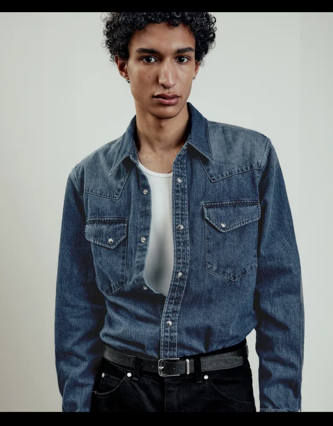 엘무드 베드가이 웨스턴 데님 셔츠 상품이미지1