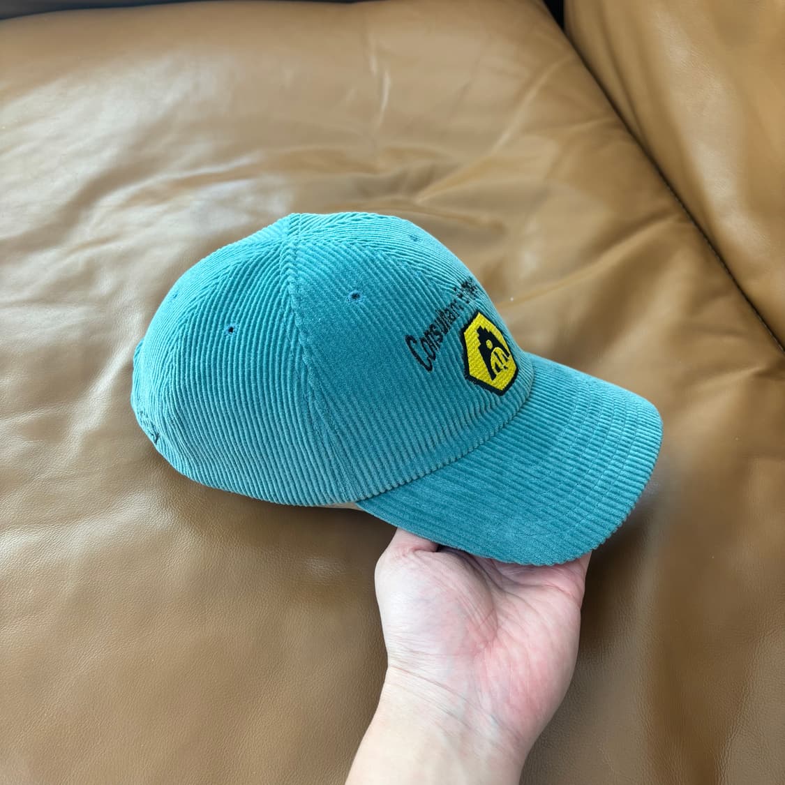 카브엠트 6패널 볼캡 모자 컨설턴트 엔지니어 틸 블루 상품이미지3