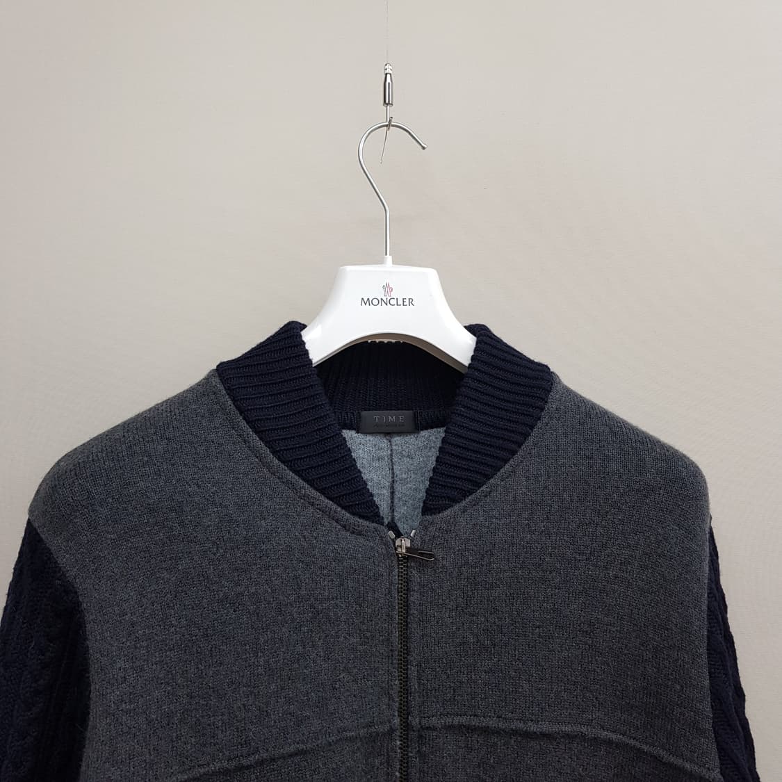 한섬 타임 니트 블루종 자켓 100사이즈 상품이미지5