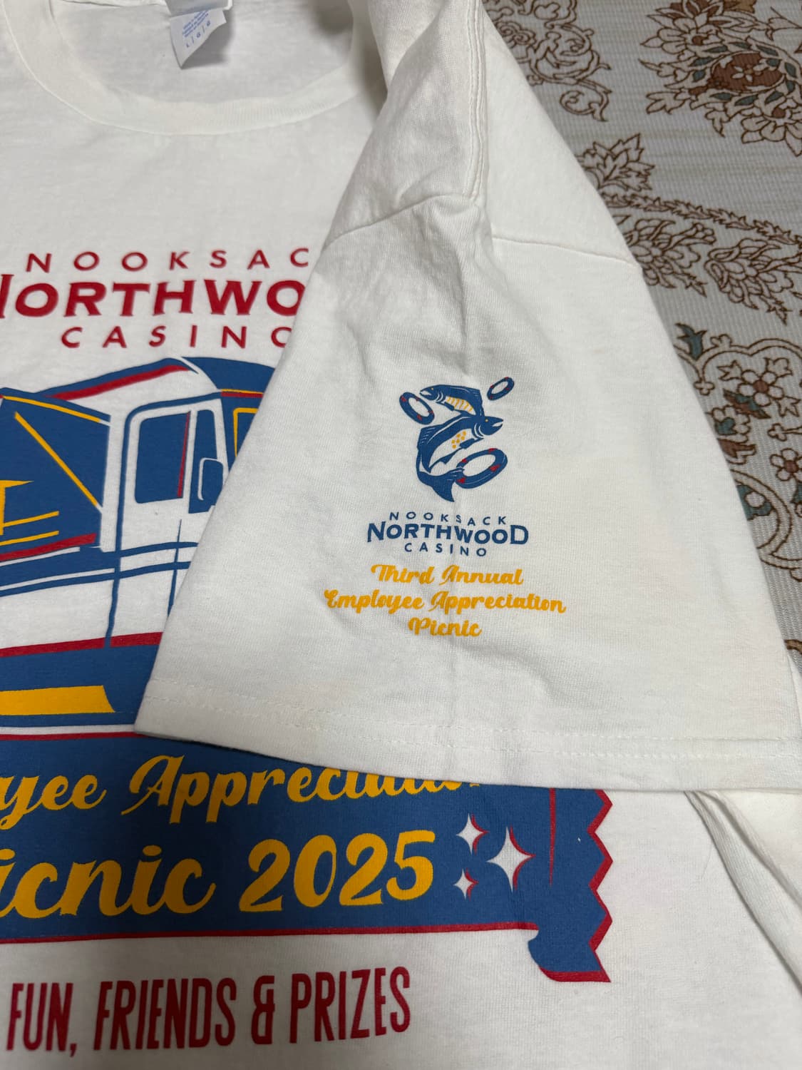 USA빈팔티 Nooksack Northwood Casino피크닉기념티 상품이미지2