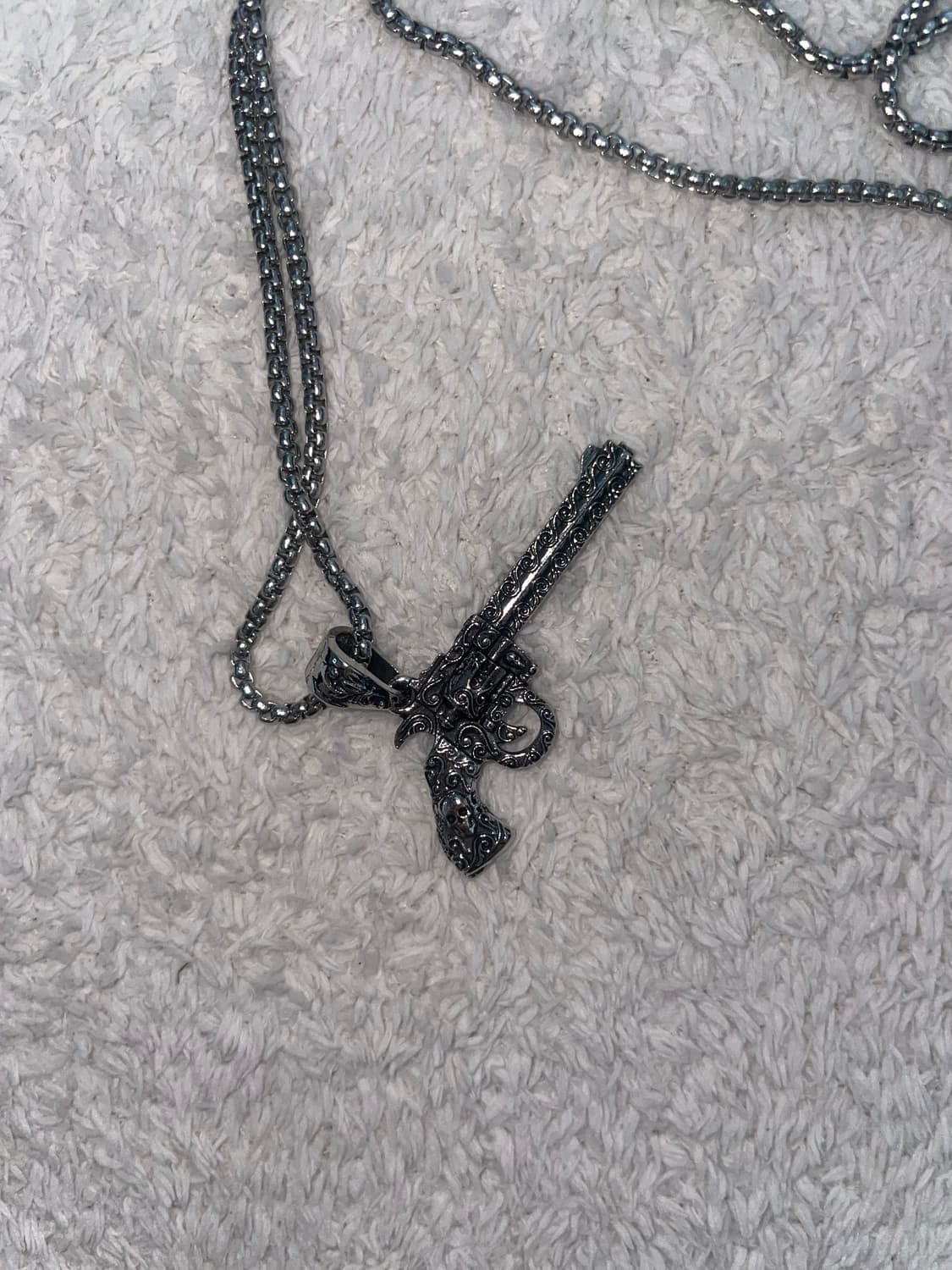 goth gun necklace 고스 총 팬던트 목걸이 상품이미지2