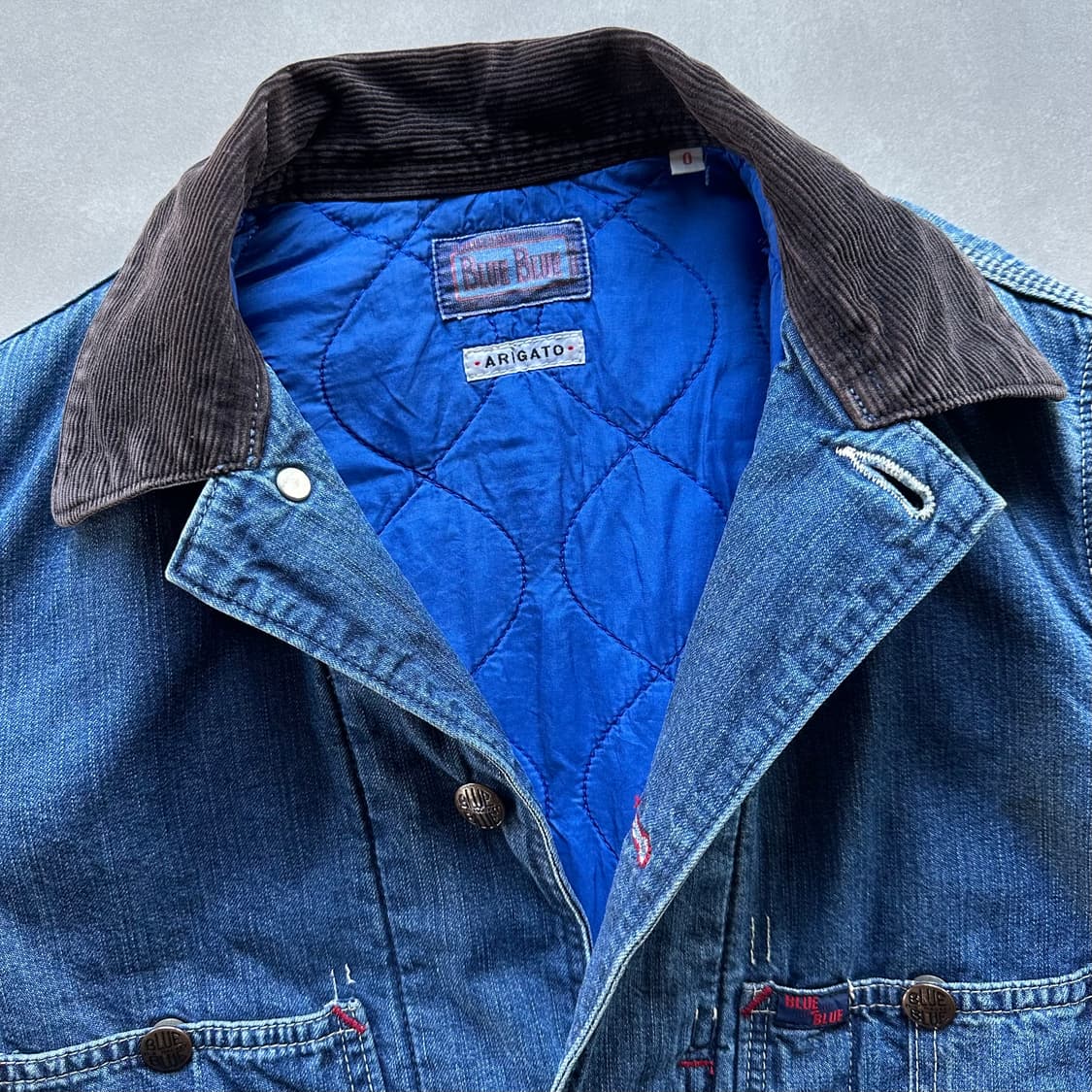 [XS]블루 블루 BLUE BLUE JAPAN 데님 커버올 자켓 상품이미지8