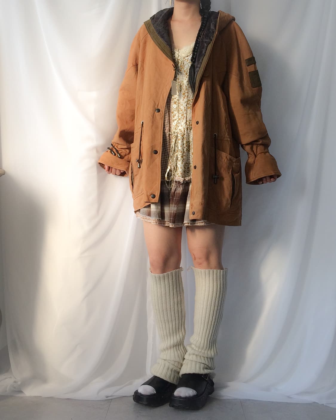 Wizard mood hood leather jacket 상품이미지1