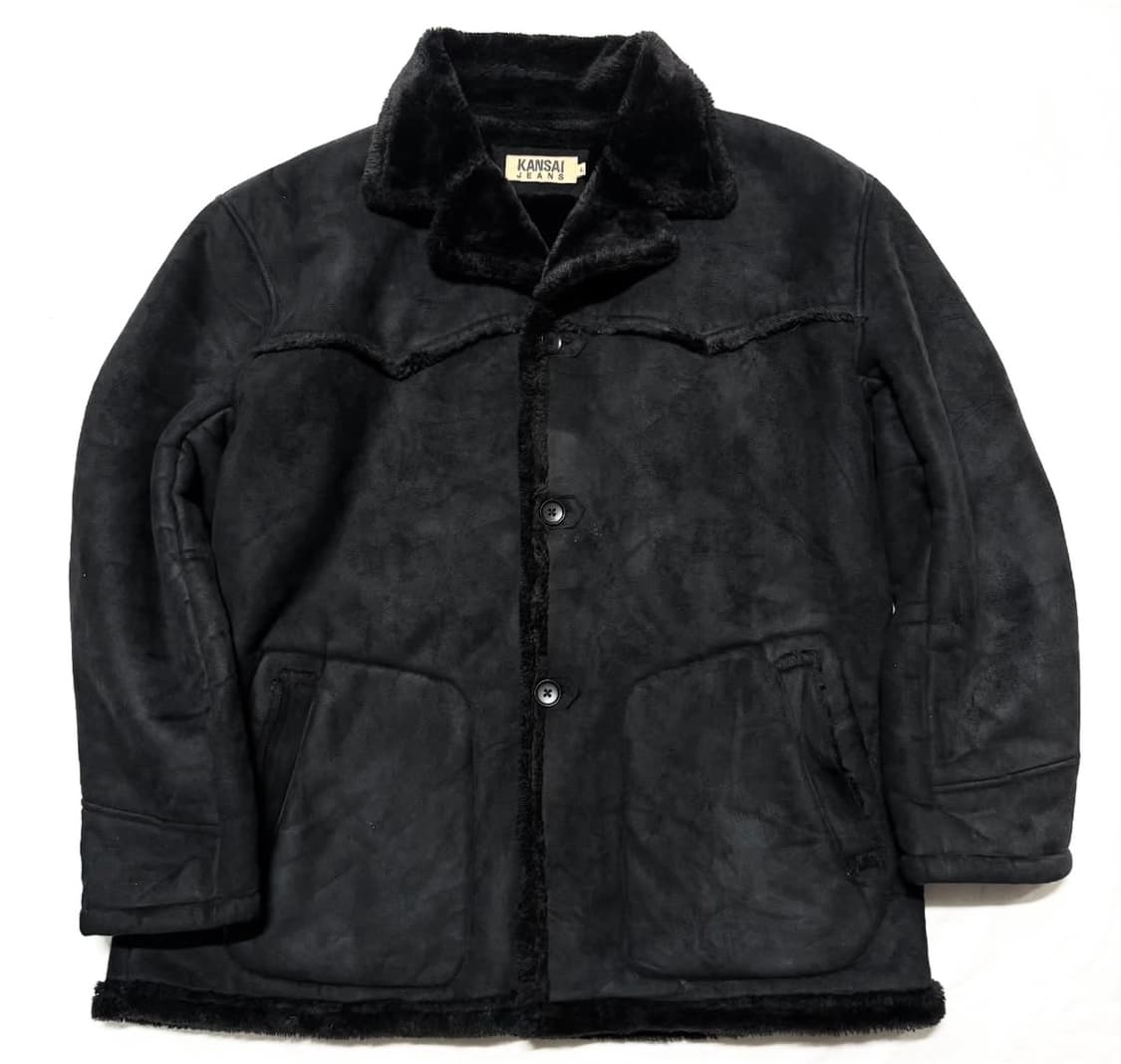 Kansai Jeans - 무통 코트 상품이미지1