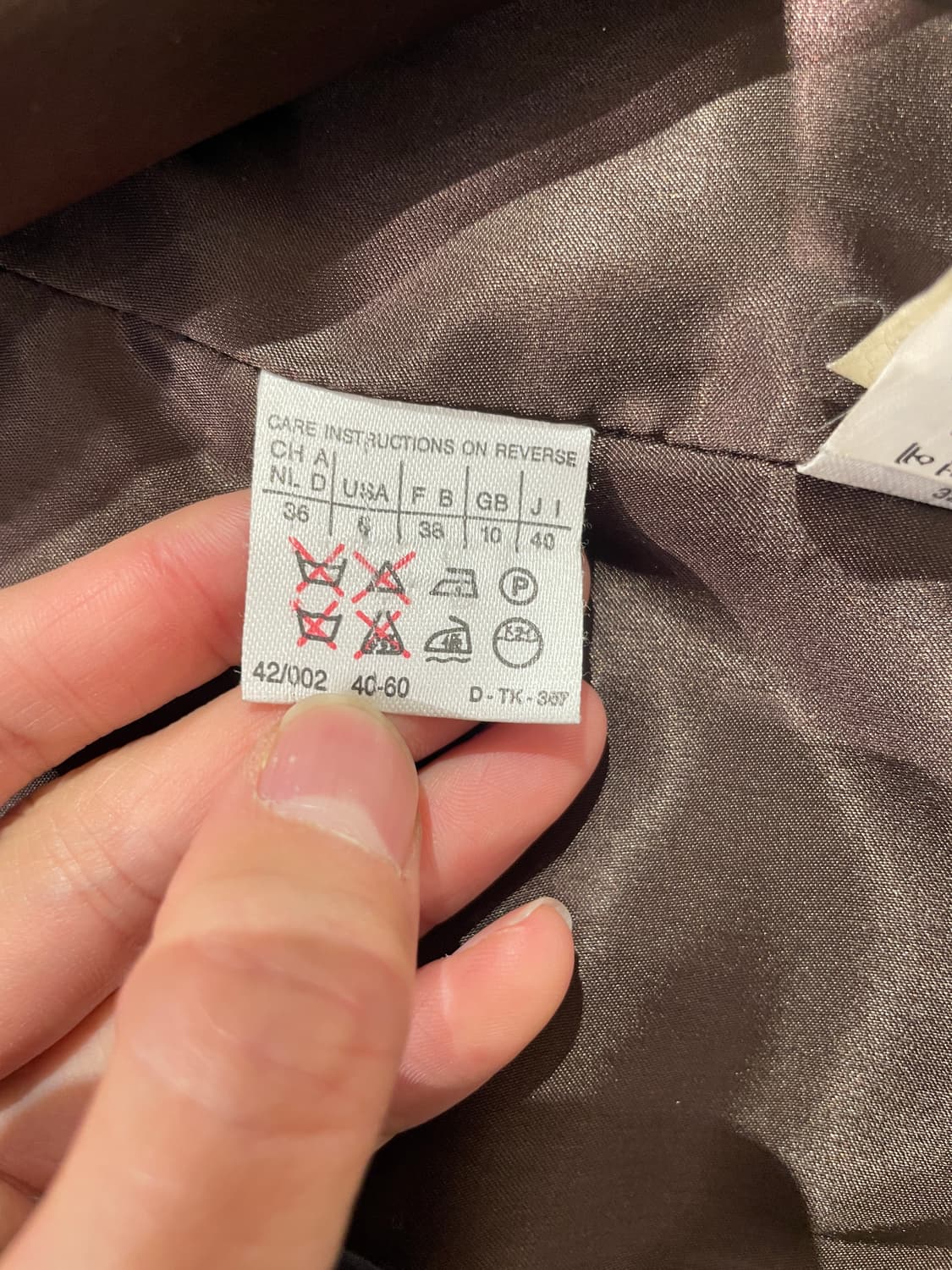 막스마라 브라운 클래식 논 버튼 울 코트 상품이미지8