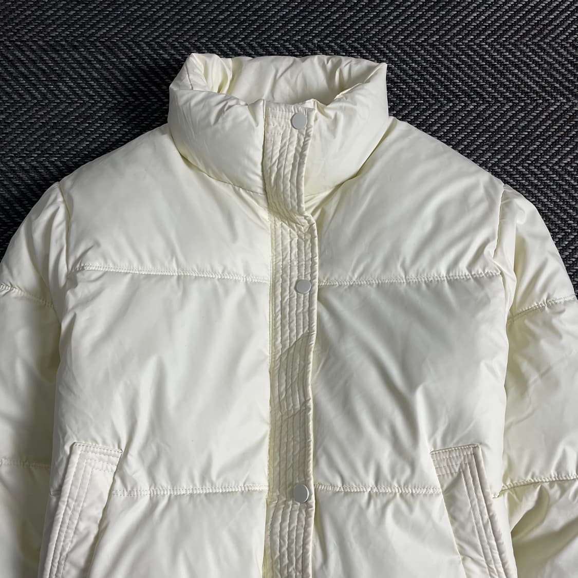 빈티지 우먼스 유광 크롭 패딩o 3635 상품이미지4