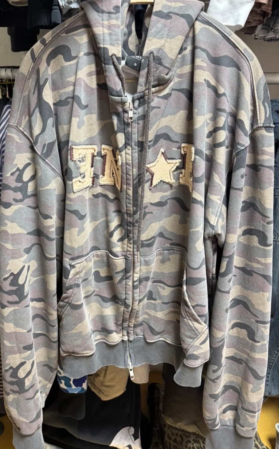 이지노이지 카모 후드집업 상품이미지1