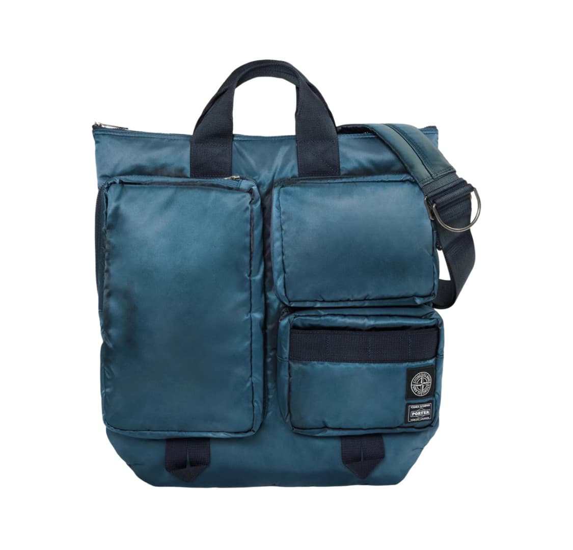 포터x스톤아일랜드 헬맷백 블루 상품이미지1