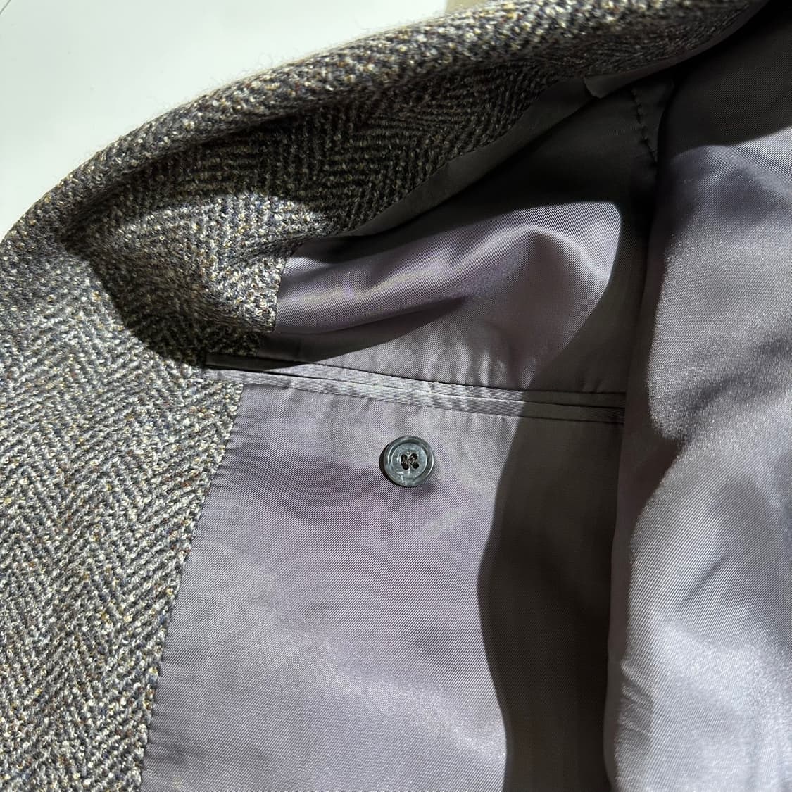 입생로랑 캐시미어 블렌드 헤링본 싱글 2B 블레이저 상품이미지6