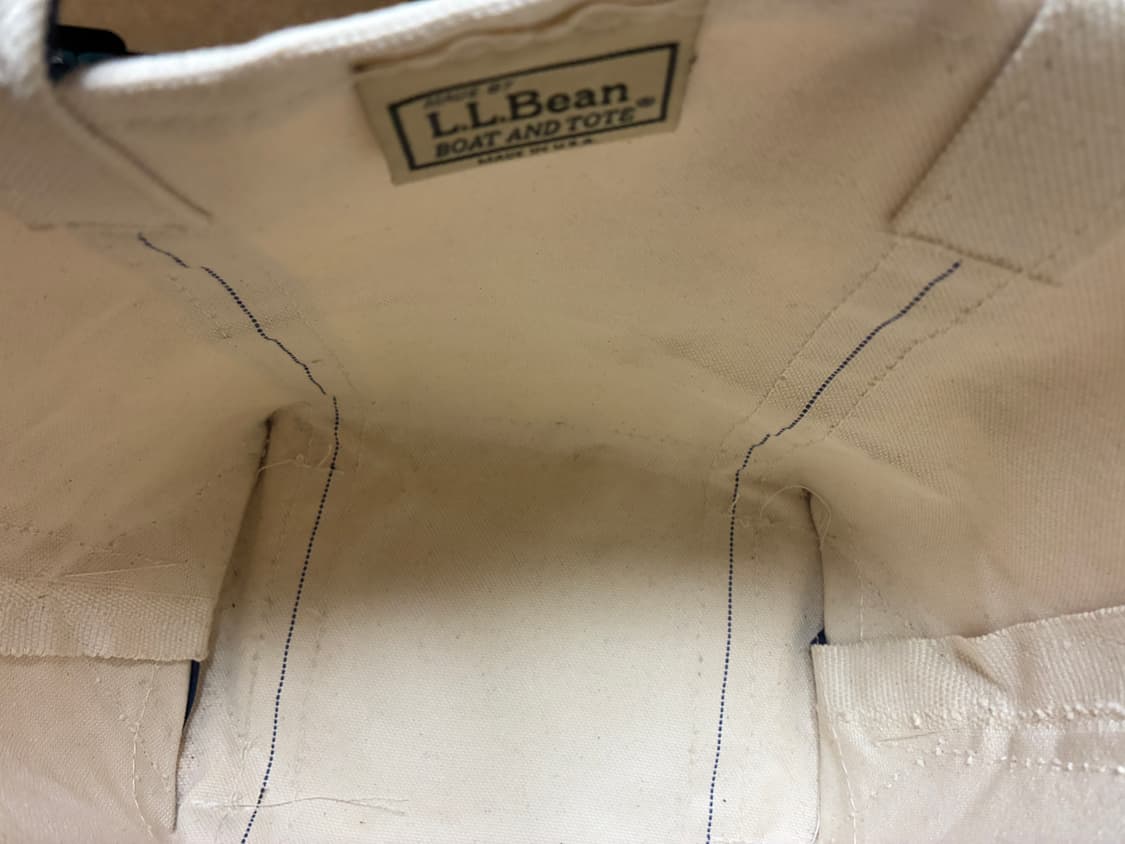 엘엘빈 토트백 S 네이비 상품이미지3