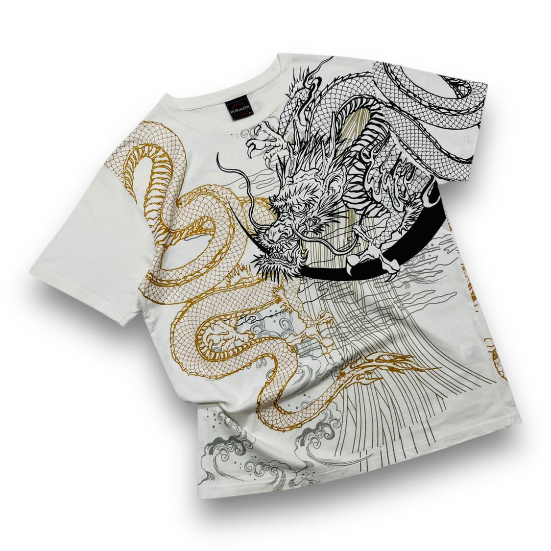 DURANTE Oriental Gold Dragon T-Shirt 상품이미지1