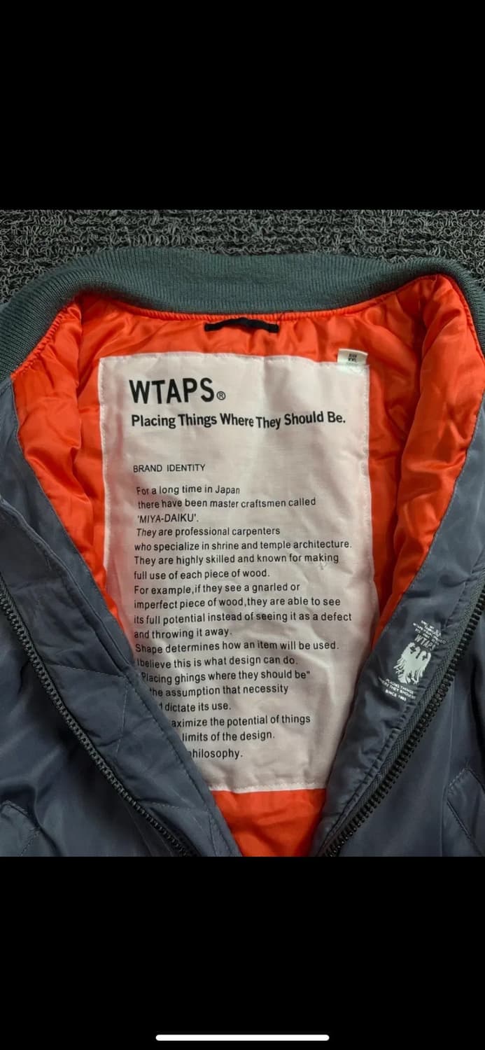 더블탭스 16aw ma1 상품이미지4