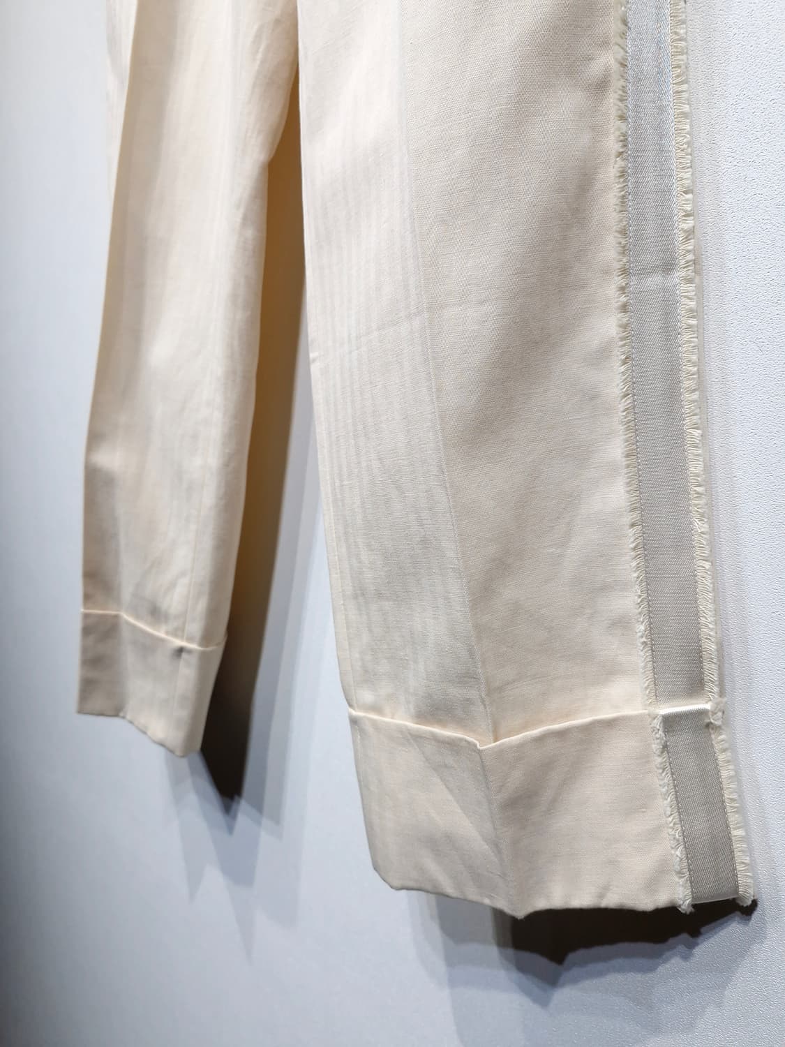 쟈딕앤볼테르 백밴딩 린넨 팬츠 아이보리(36) 상품이미지5