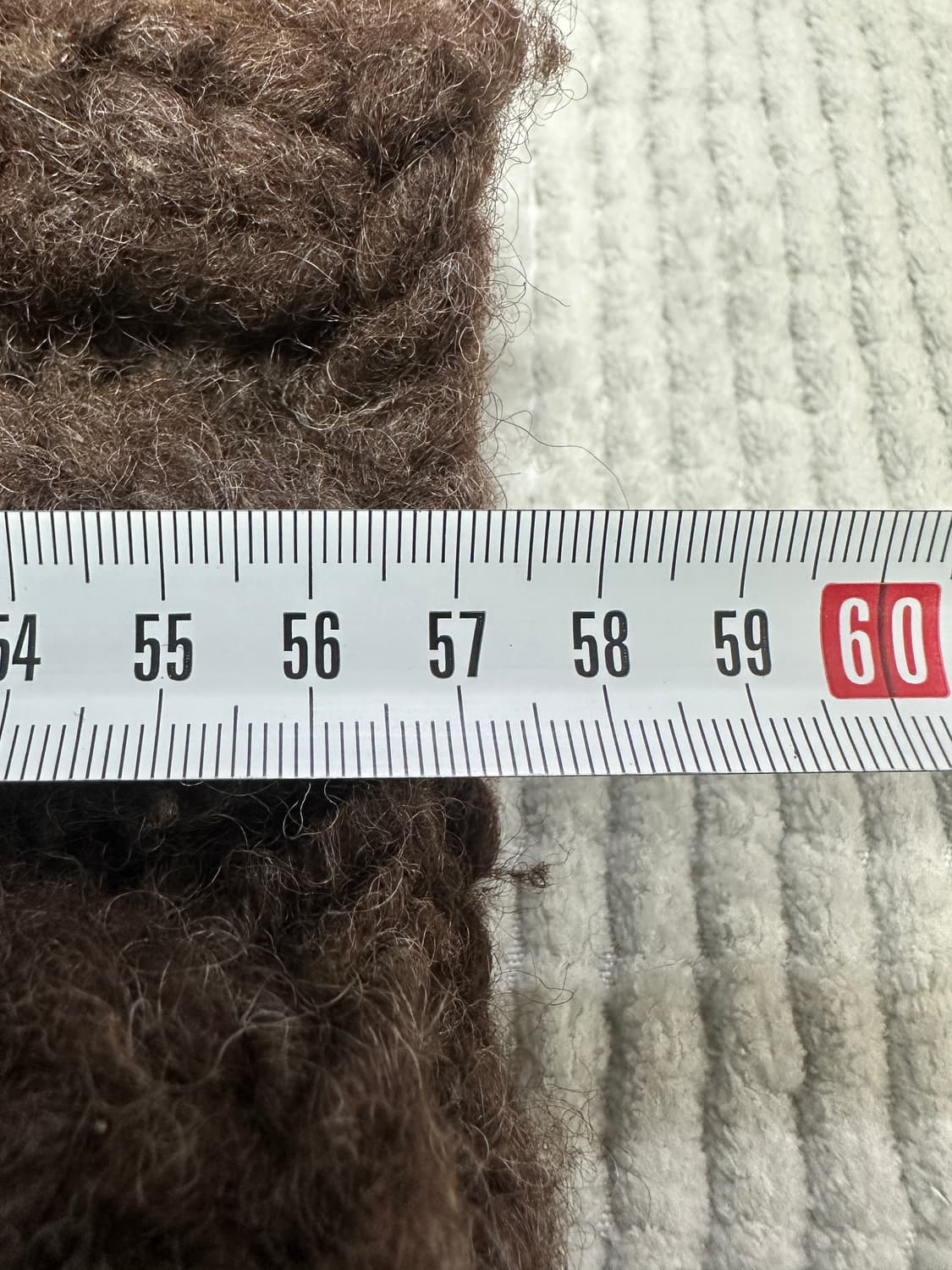 90s vtg 핸드메이드 헤비 울 숄 베스트 상품이미지5