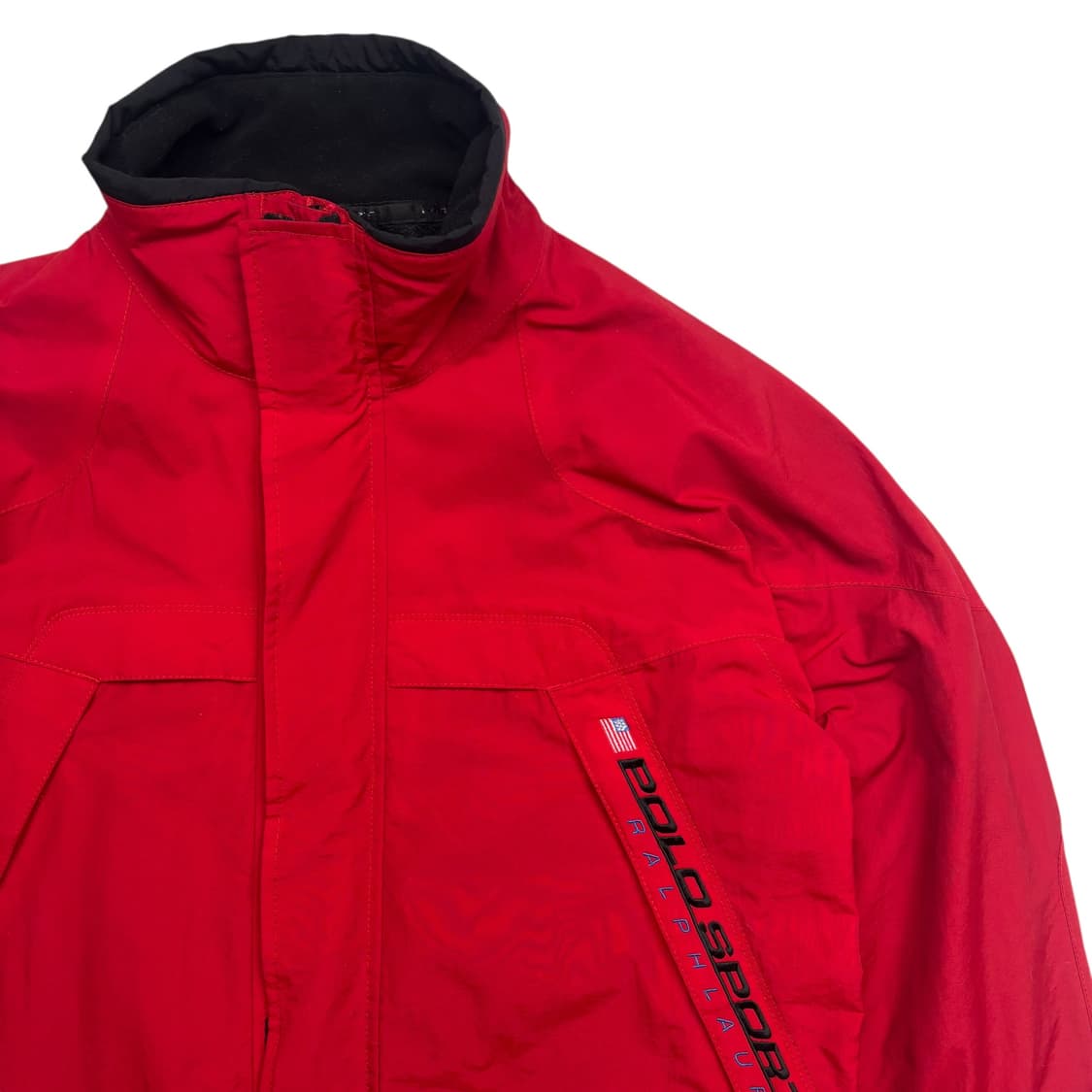 폴로 스포츠 레드 바람막이 M 상품이미지2