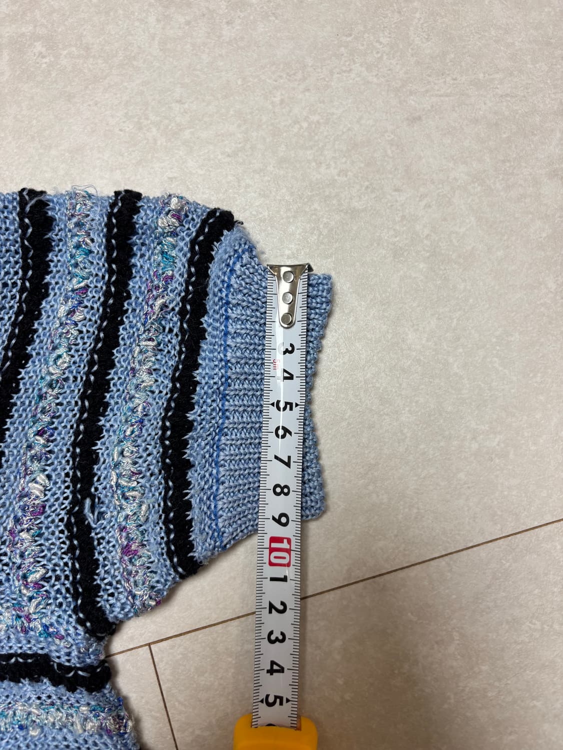 크리스찬 디올 스트라이프 반팔 니트 L사이즈 상품이미지10