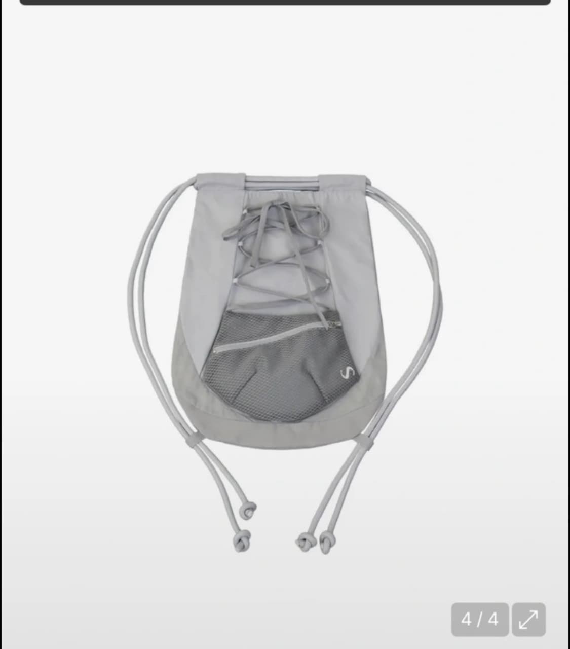 오호스 Detachable Pocket Gym Sack (Grey)  상품이미지1