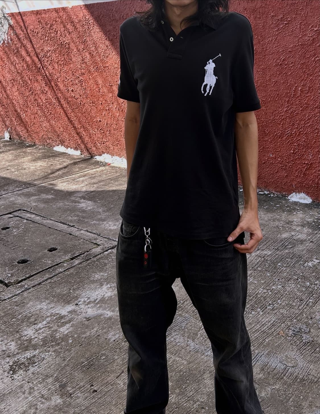 [L] 폴로 빅포니 카라티 블랙 상품이미지2