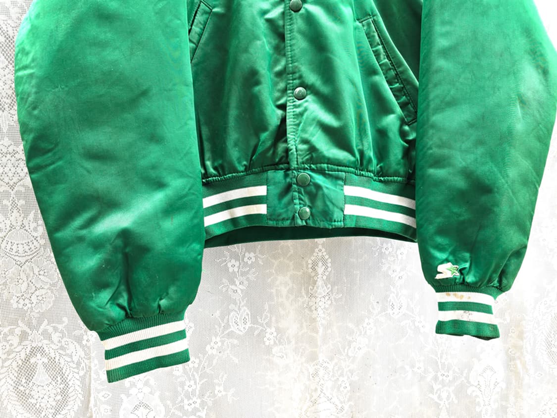 90s 스타터 보스턴 셀틱스 새틴 자켓 (made in usa) 상품이미지3