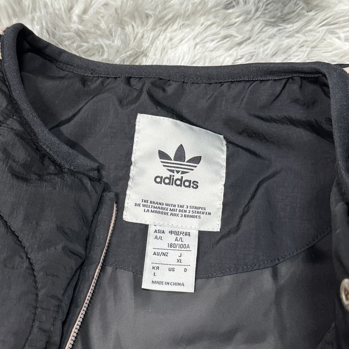 아디다스 오리지널스 퀄팅 깔깔이 점퍼 L 상품이미지3