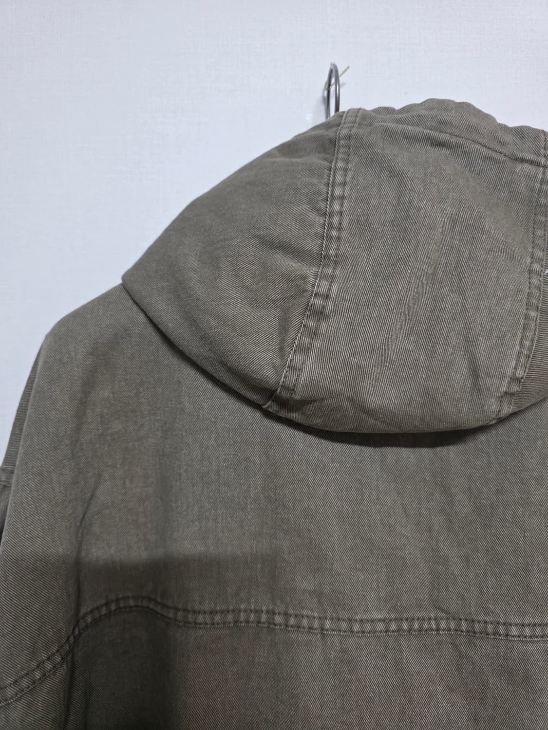 카키 청 후드집업 상품이미지6