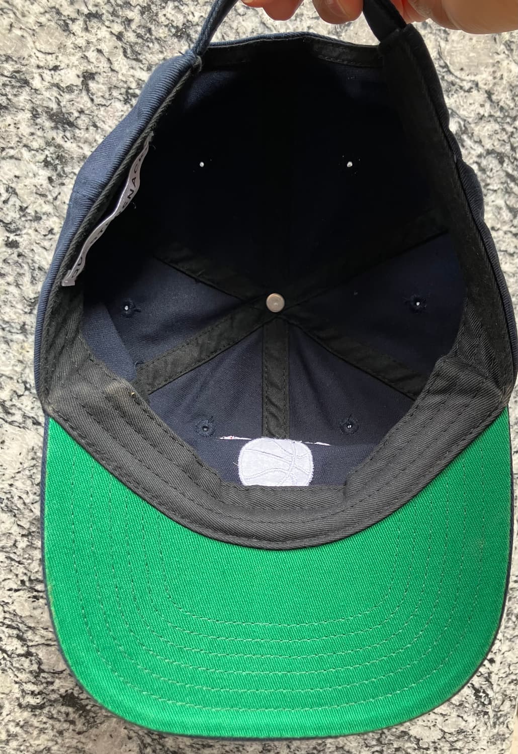 쿼터스낵스 스케이트보드 6패널캡 볼캡 모자 네이비 상품이미지4