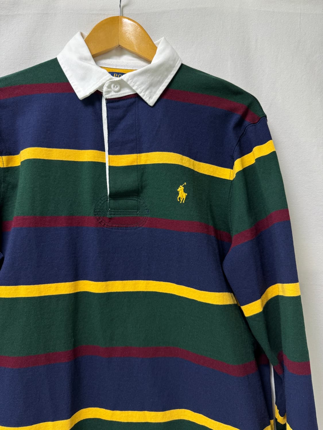 폴로 랄프로렌 멀티 스트라이프 럭비 셔츠 M 상품이미지5