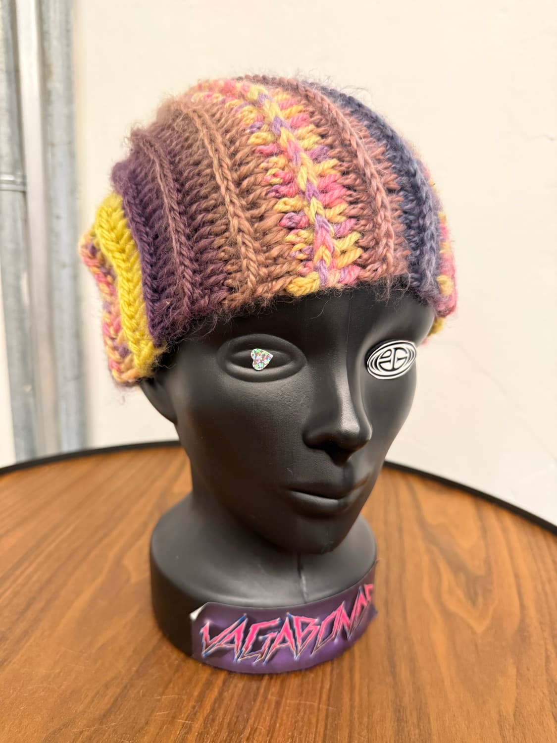 멀티컬러 청키 스트라이프 비니 핸드메이드 상품이미지4