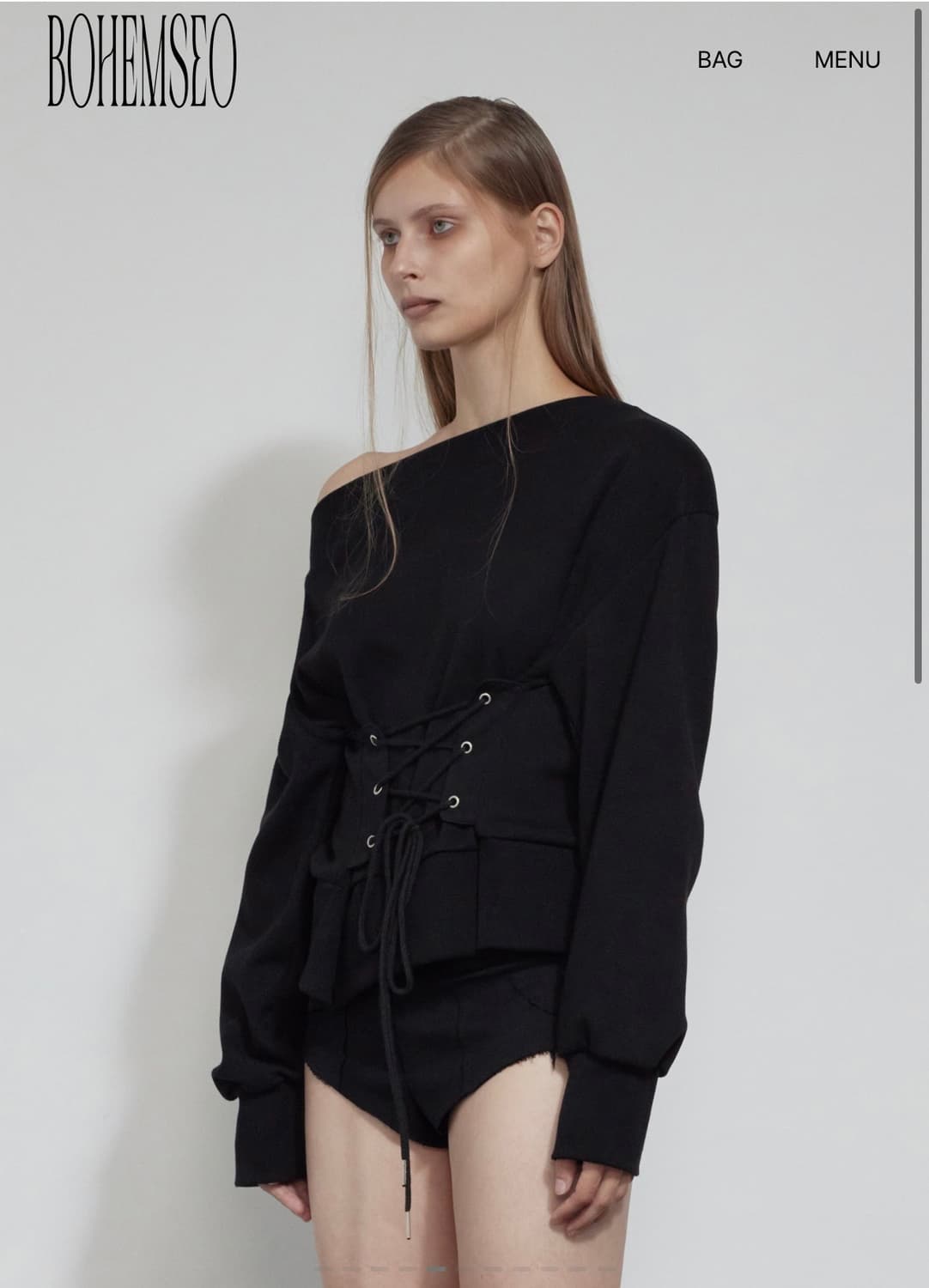 보헤미안서울 코르셋 스웻셔츠 상품이미지3