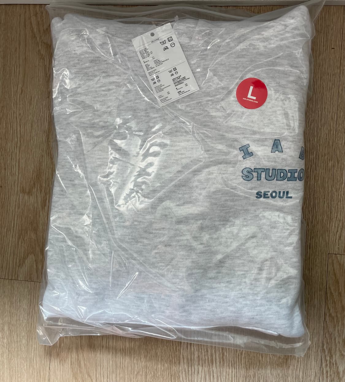 (L) 아이앱 서울 라이트그레이 후드티 상품이미지2