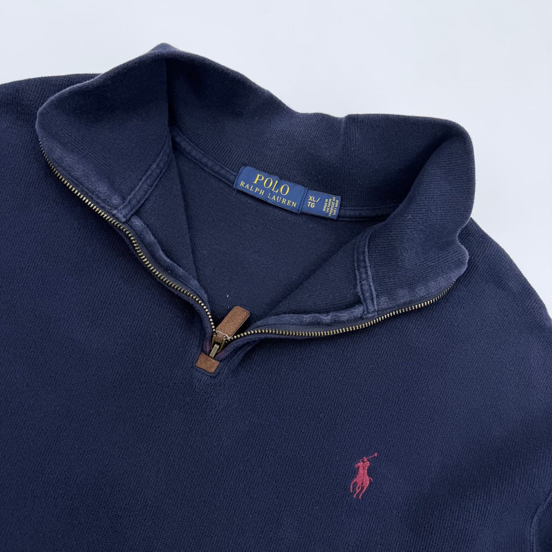 폴로 랄프로렌 하프 반집업 네이비 상품이미지5