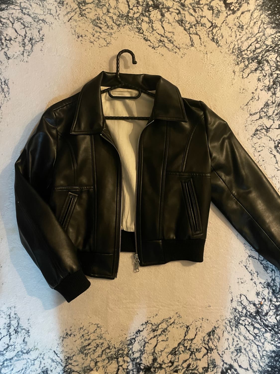 문선 레더자켓 상품이미지1