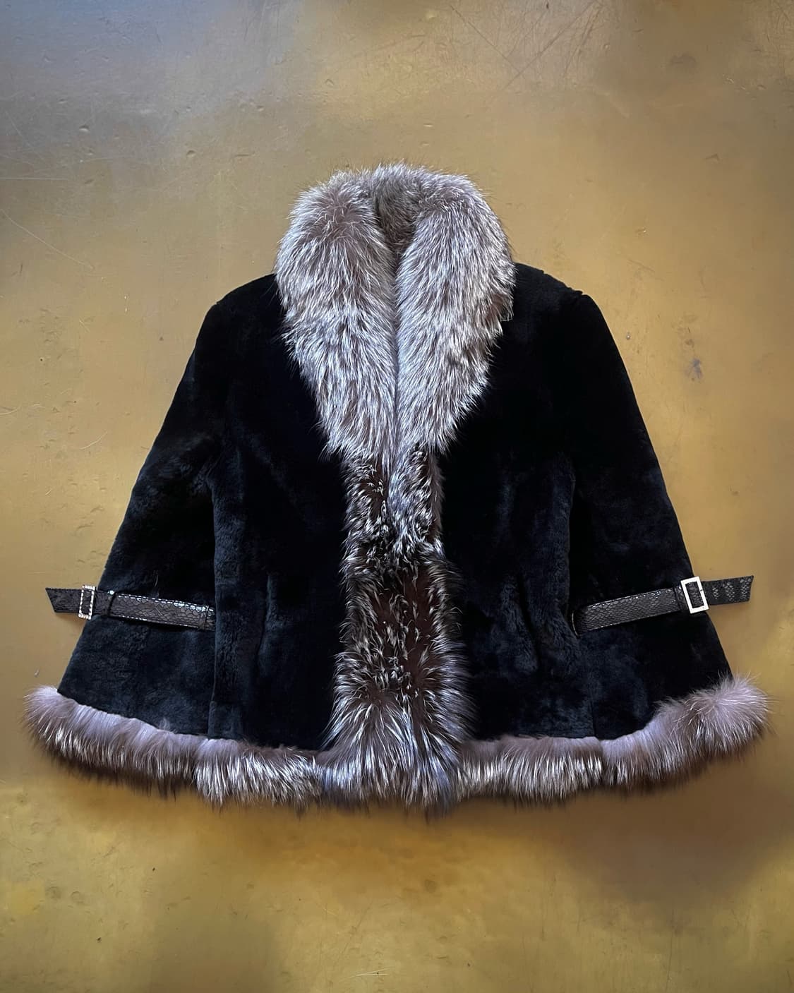 90s Bernini Italian Beaver & Fox Fur JK 상품이미지3