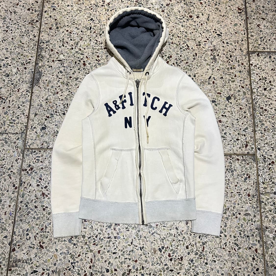 아베크롬비(Abercrombie) 화이트 후드집업 상품이미지1